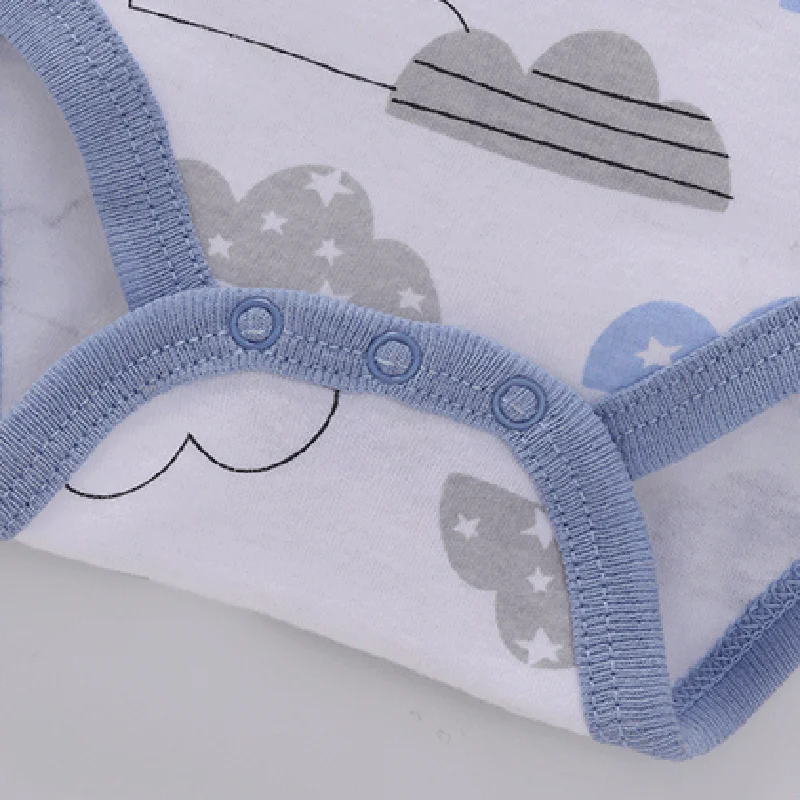 4pcs Toddler Jumpsuit Set 2025 Autumn Elephant Baby Boys One-Pieces Christams Deer Cotton Newborn Romper Kids Clothes 0-1Y