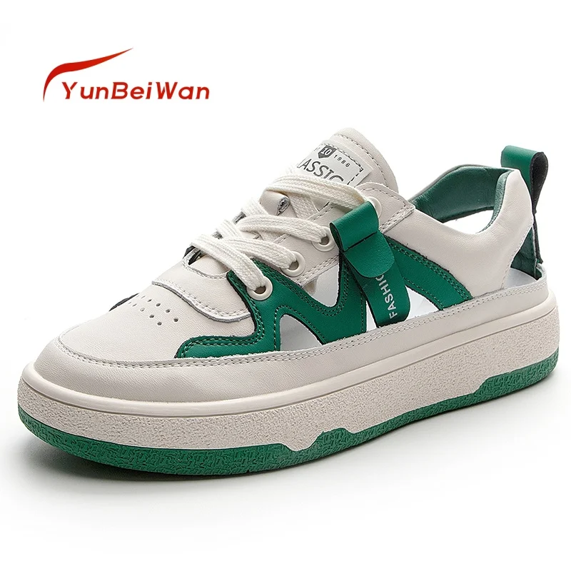 

2024 Baotou Sandals Female 41-43 Summer New Thick Bottom Hollow Hundred With Fashion Leisure Sports Small White Shoes Female