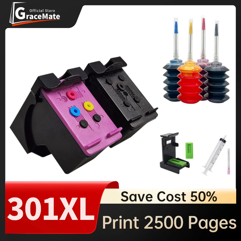 

Картридж для принтера HP 301 DeskJet 1050 2050 3050 1510 2540 1000 2510 3000 Envy 4500 4502