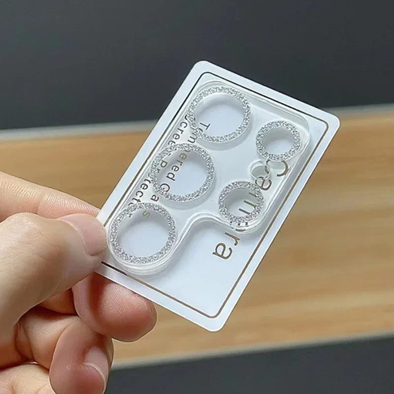 Custodia protettiva per obiettivo della fotocamera con diamanti e glitter Bling per Samsung Galaxy S25 S22 S24 Ultra S23 Plus S24Ultra S24Plus in vetro a copertura totale_voghion.com