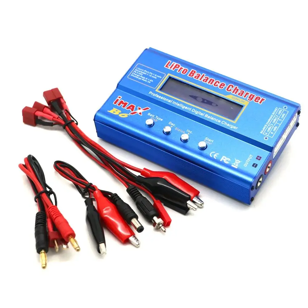 Chargeur Drone TPlug/XT60 - Batterie LiPo 1S-6S - EU/UK/AU