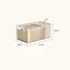 PVC Underwear Bra Storage Box Multifunction Large Capacity House Clothes Storage Containers Foldable Separation 6
