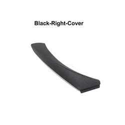 Sleek Black Car Interior Door Handle Trim Cover Set (Black-Right-Cover)