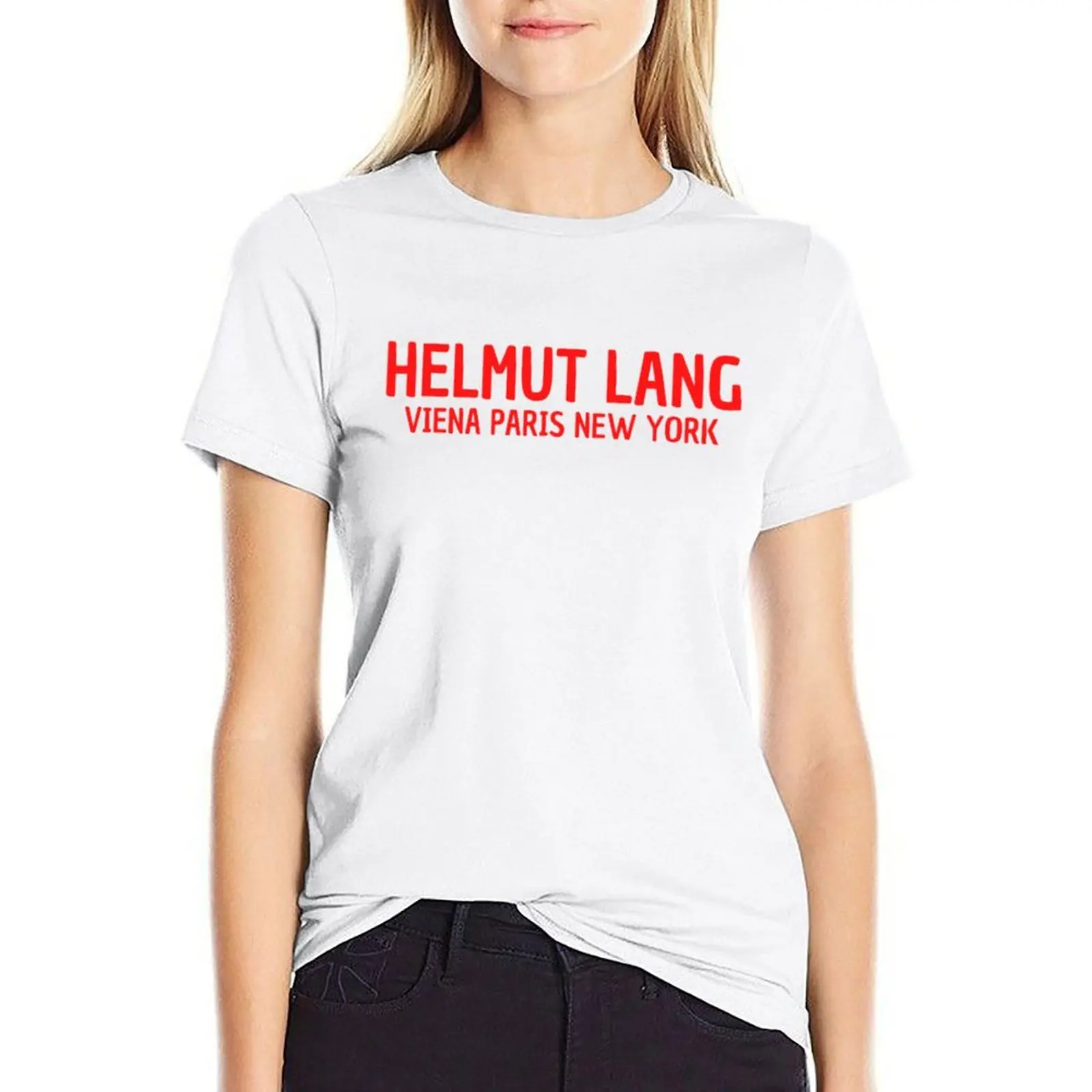 

Helmut Lang T-shirt vintage clothes lady clothes summer top Women clothes