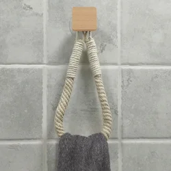 Space-Saving Paper Towel & Tissue Holder Rack (Square cotton)