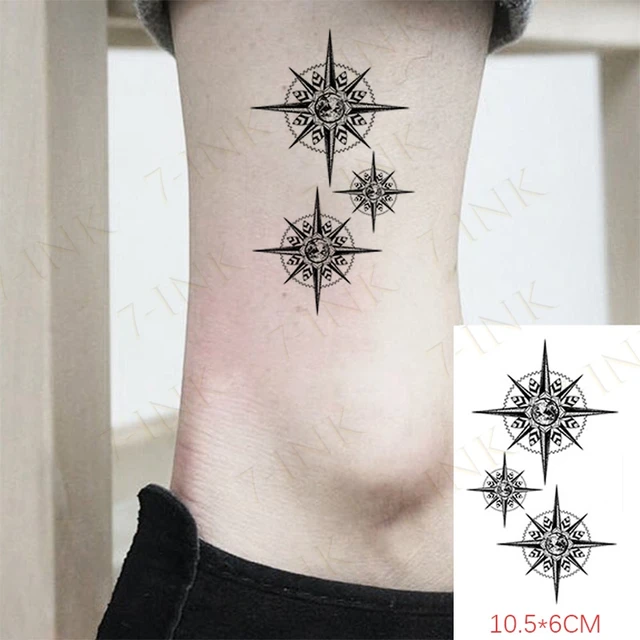 Semi-Permanent Panda Lines Star Waterproof Temporary Tattoos Stickers Juice  Ink Lasting Tatoo Body Art Fake Tattoo Women Men