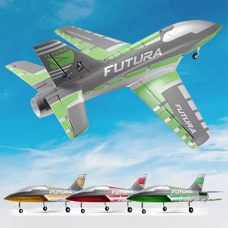 

Fms 64 мм Лидер продаж футуристический спортивный реактивный пульт дистанционного управления электрическая модель самолета с неподвижным крылом три цвета