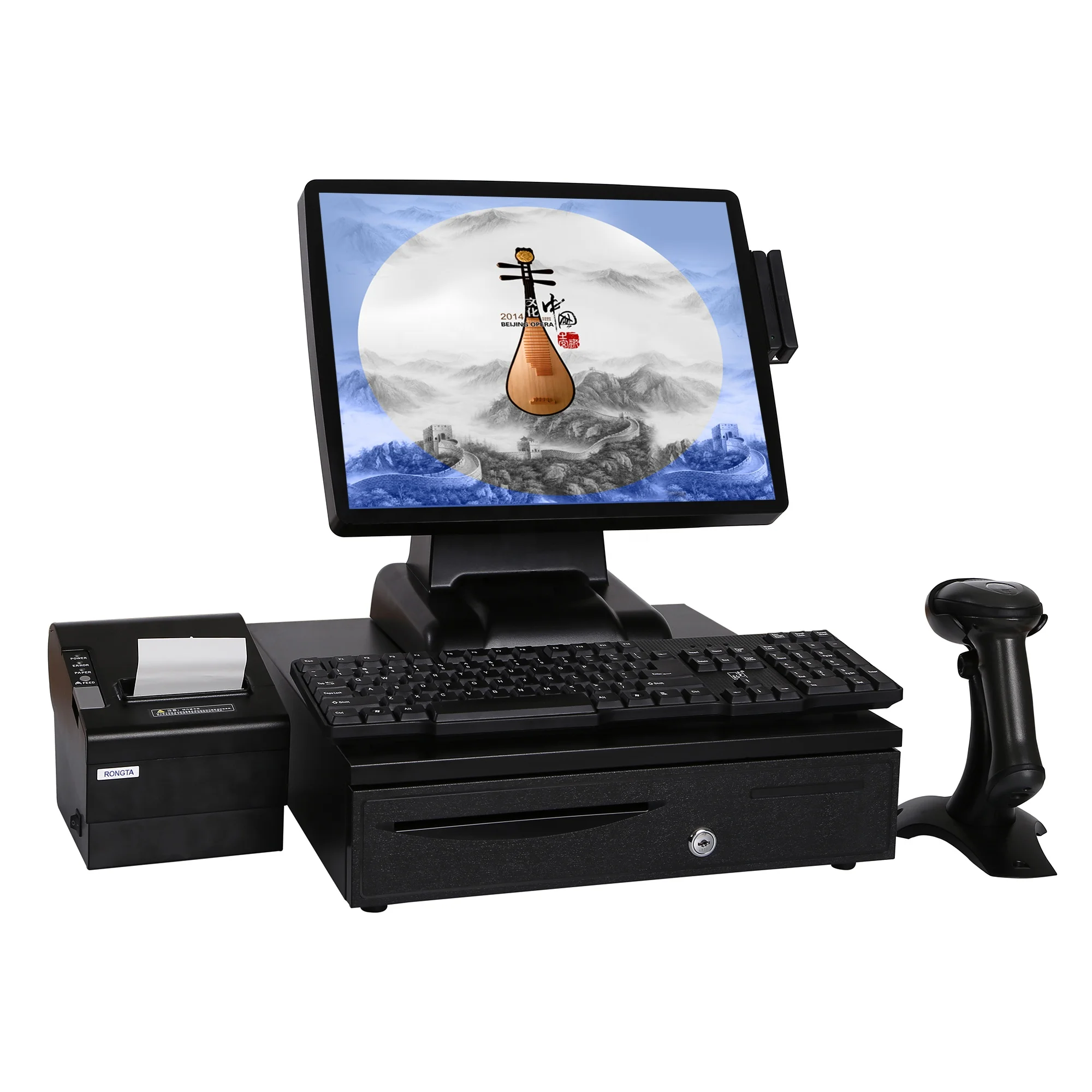 

Factory professional export touch screen cash register with FVD