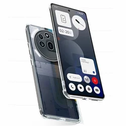 Transparent Crystal TPU Soft Back Cover - Shockproof Clear Shell Case for Phonea35G (Clear)