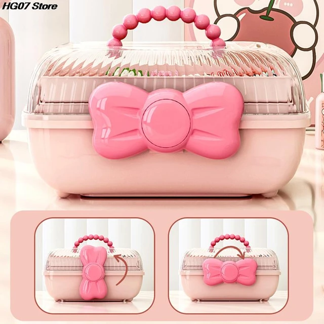 Hair Accessories Organizer, Multi Layer Girls Jewelry Box, Kids Jewellery  Box, Hair Piece Storage Box, Portable Makeup Storage Box, Hair Clip Holder