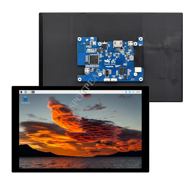   4B 3B  2W 10.1 ġ LCD ÷  ġ ũ, HDMI IPS LCD 1280  800 ȣȯ 