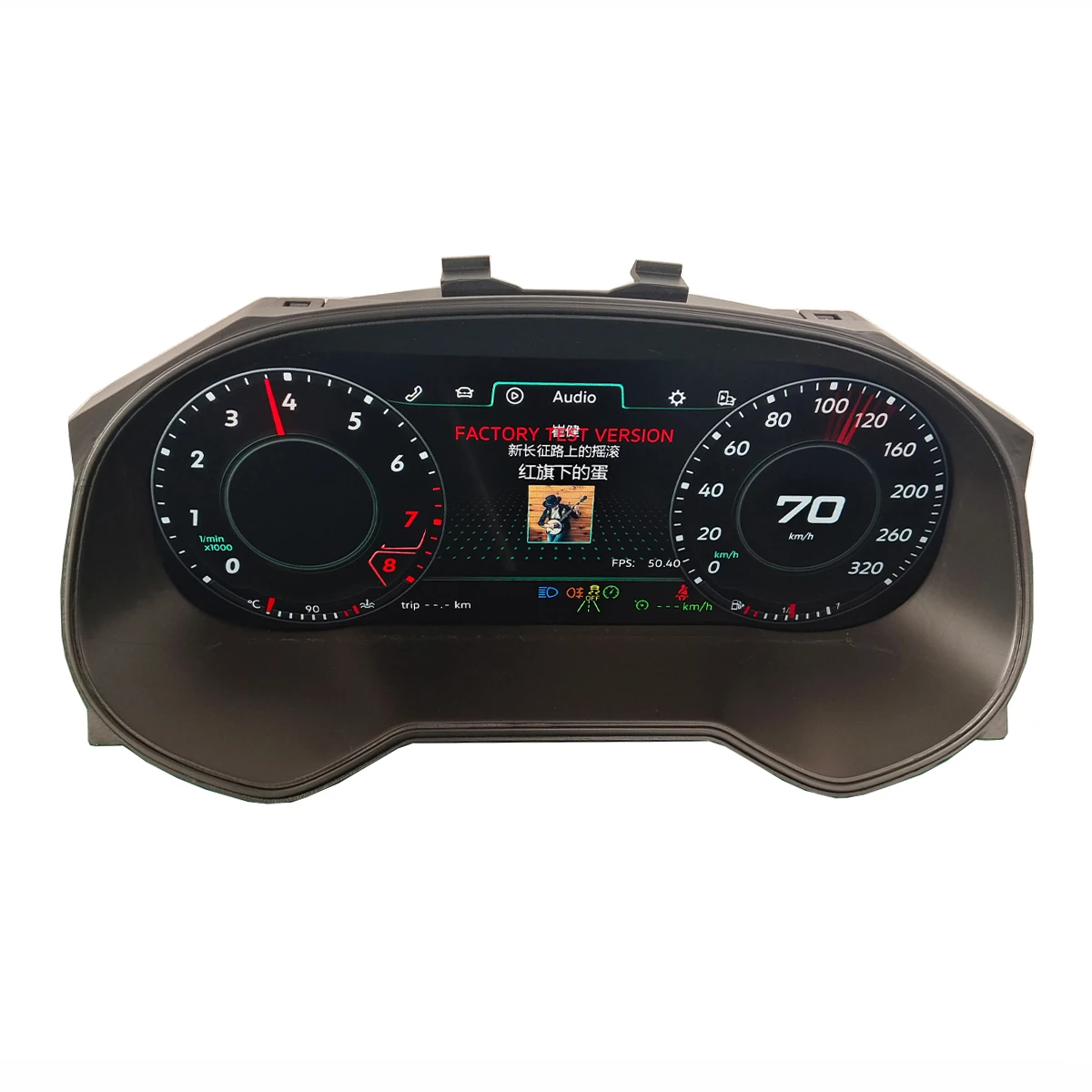 Medidor Carplay para SEAT Leon 5F 2013-2018 Panel de tablero Digital velocímetro cabina Virtual odómetro HDMI grupo de instrumentos 5