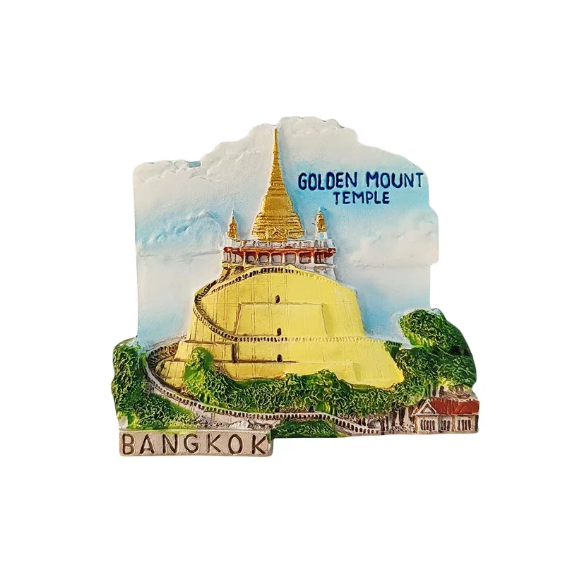 Magnetic Sticker Magnetic Fridge Stickers Asia Thailand Tourist Souvenir Magnetic Sticker Fridge Magnetic Refrigerator Decoration Articles Handicraft Gifts