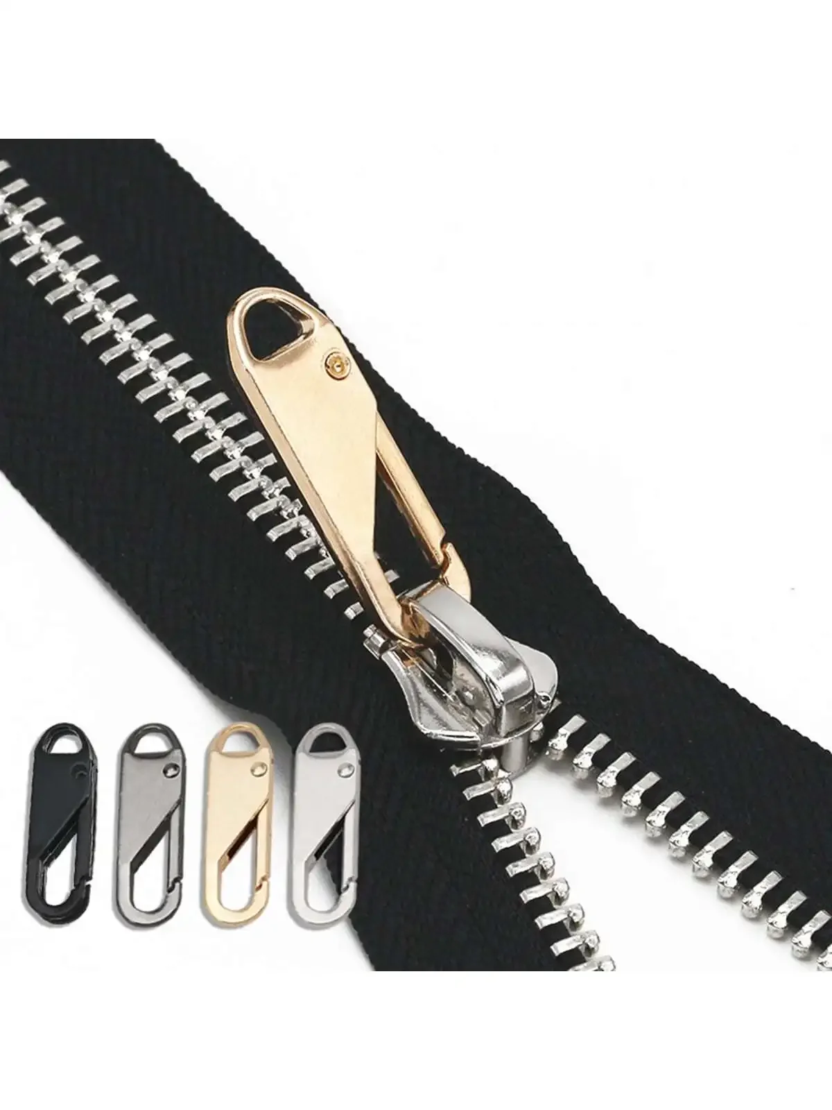 Universal Movable Zipper Metal Lockbox Bag