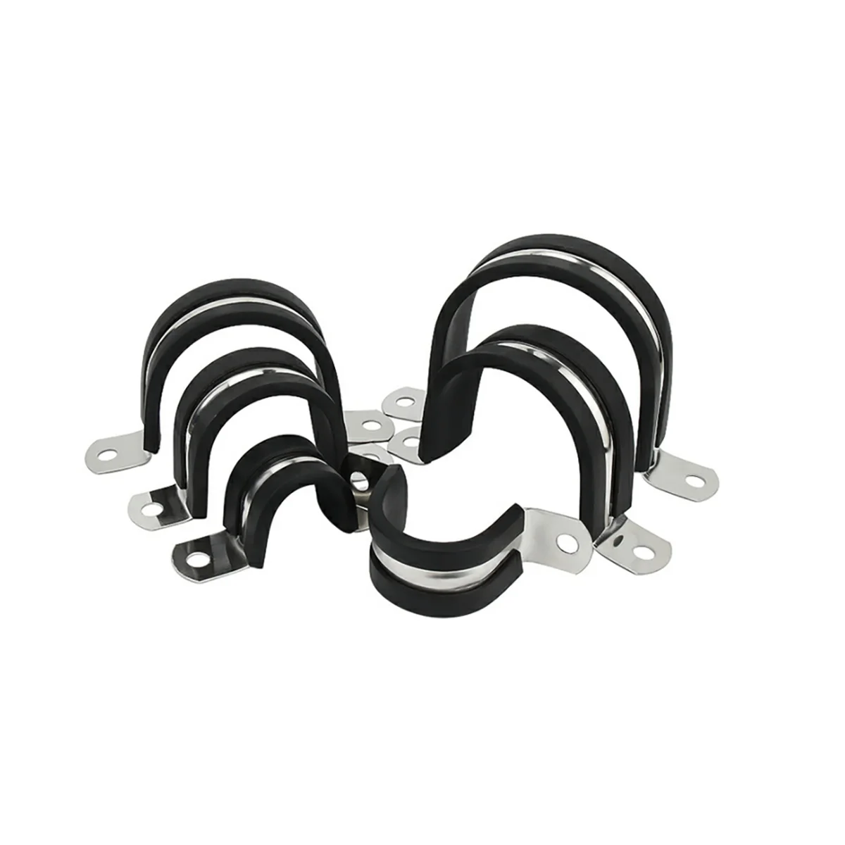 

304 Stainless Steel U-Shaped With Adhesive Tape Riding Clip/Fixed Cable Clip
