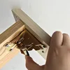 Foldable Hinges Bracket Self-Lock Extension Folding Hinge with Screw Furniture Cabinet Table Repair Support Holder Home Hardware 3