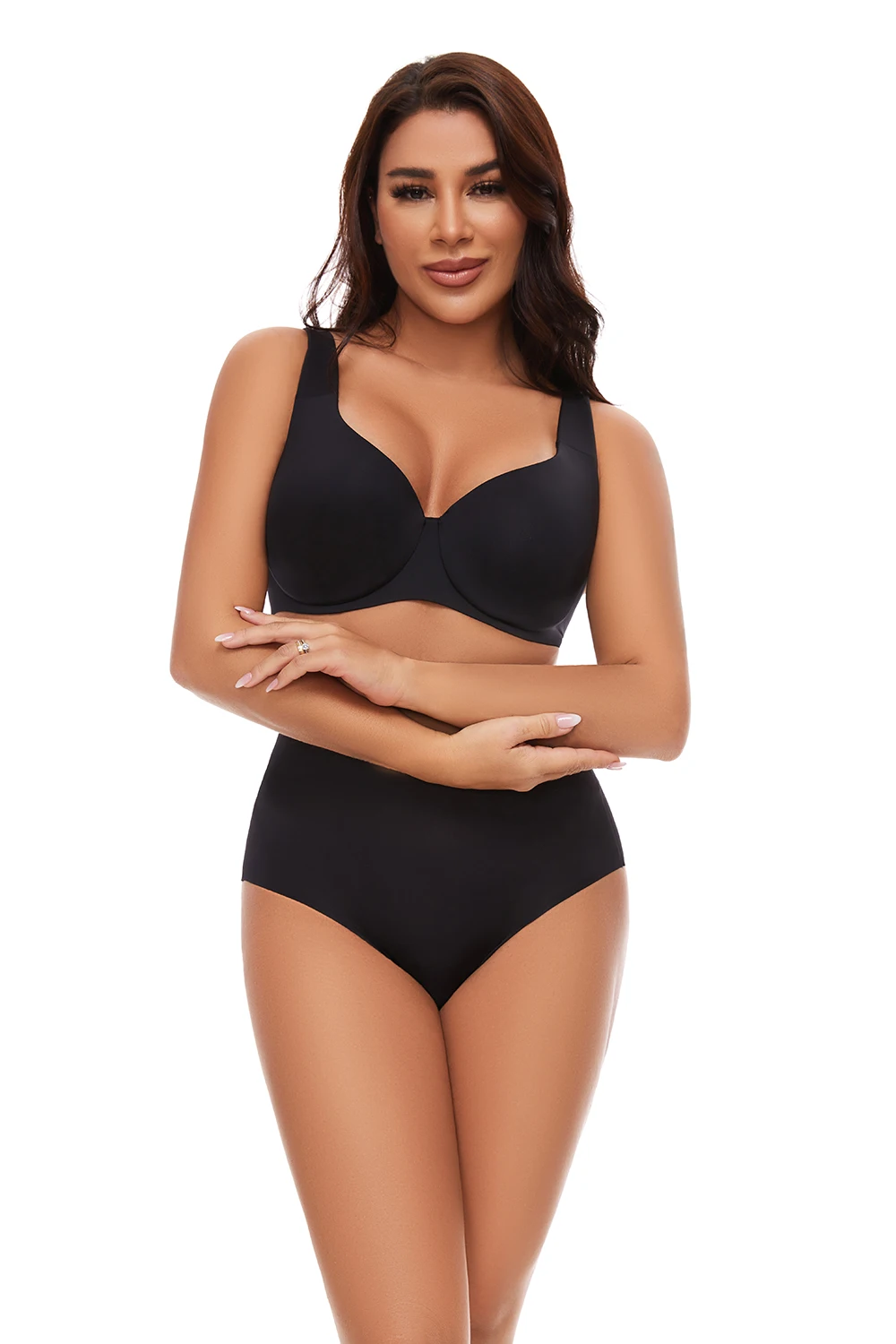Plus Size Underwire Minimizer Bra - Seamless Full Coverage Comfort
