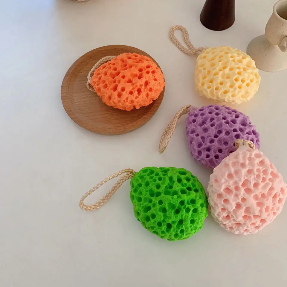 

Soft not to exfoliate latex natural bath sponge bath sponge cellular bath ball face blister cotton ball