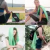 Quick Dry Towel Microfiber High Quality Soft Aesthetic Multipurpose Storage Bag Easy Carry Sports Yoga Beach Towel 5