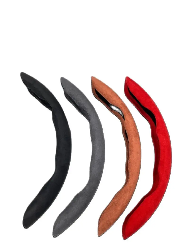 

Suitable for 38CM car steering wheel cover, anti slip suede steering wheel cover, all-season car use, car decoration