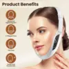 EMS Facial Lifting Device LED Face Slimming Vibration Massager Double Chin Removal V-Face Line Lift Belt Cellulite Jaw Device 2