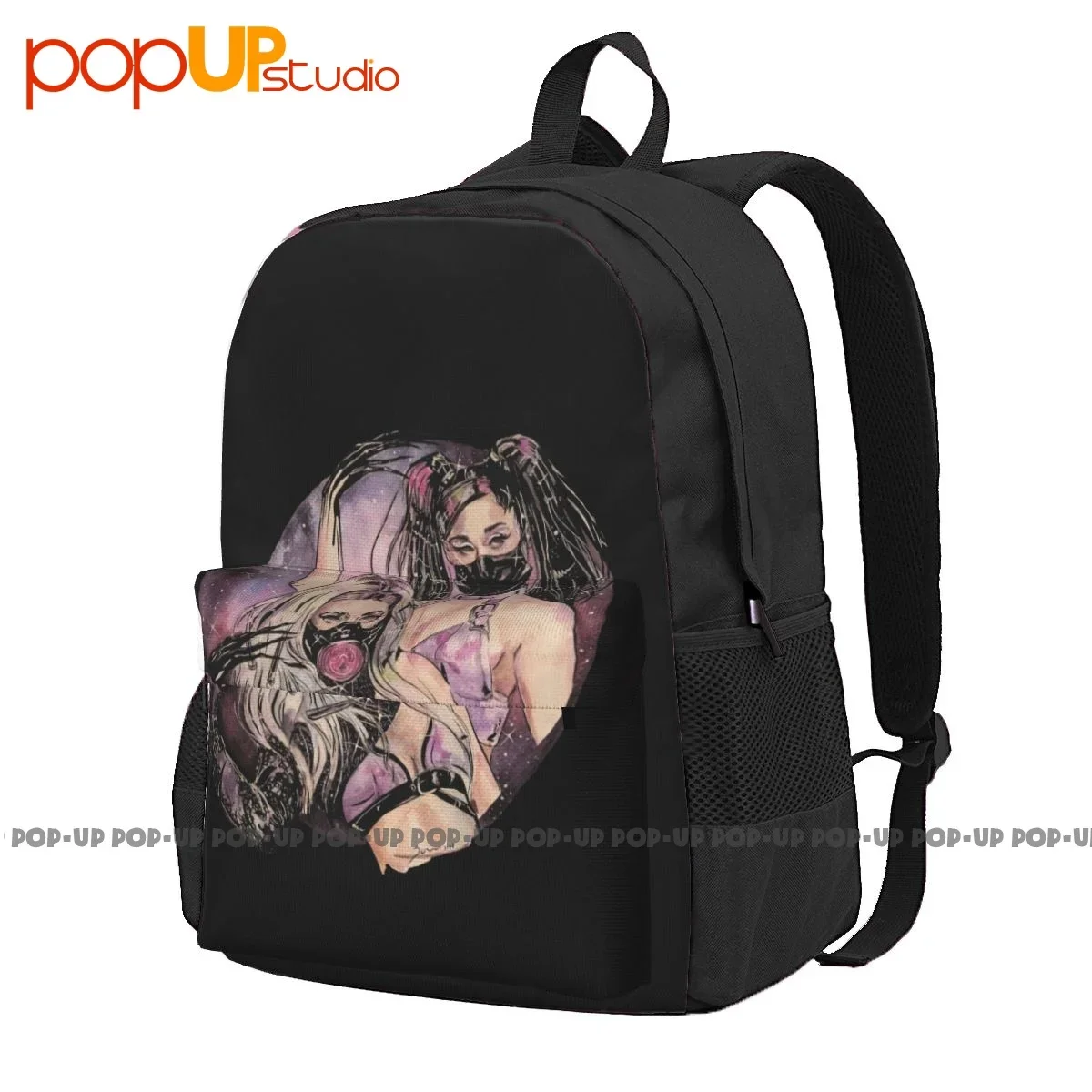 Gaga X Aritana Chromatica Rain On Me Vmas Zaino Di Grande Capacità Hot Softback Storage Bag Multifunzione