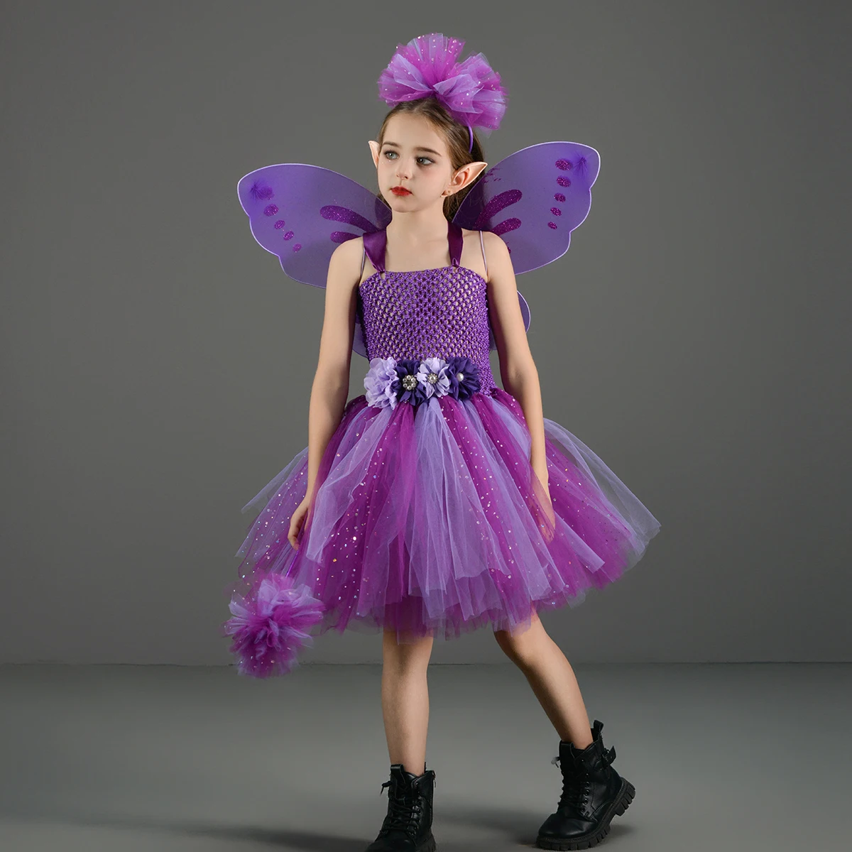 Sparkly Purple Lavender Flower Fairy Princess Dresses Kids Twinkle Elf Tutu Dress with Wings for Carnival Birthday Party Outfit - AliExpress 1501 Sparkly Purple Lavender Flower Fairy Princess Dresses Kids Twinkle Elf Tutu Dress with Wings for Carnival Birthday Party Outfit - AliExpress 1501