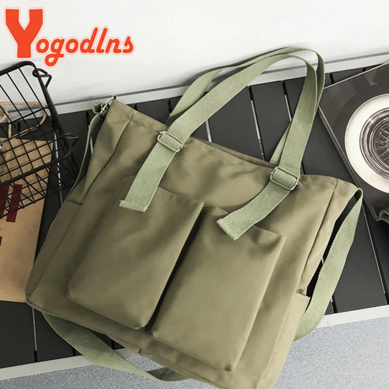 Casual Waterproof Oxford Shoulder Bag Girls Waterproof Bucket Bag Large Capacity Women Tote Bag Travel Big Handbag sac