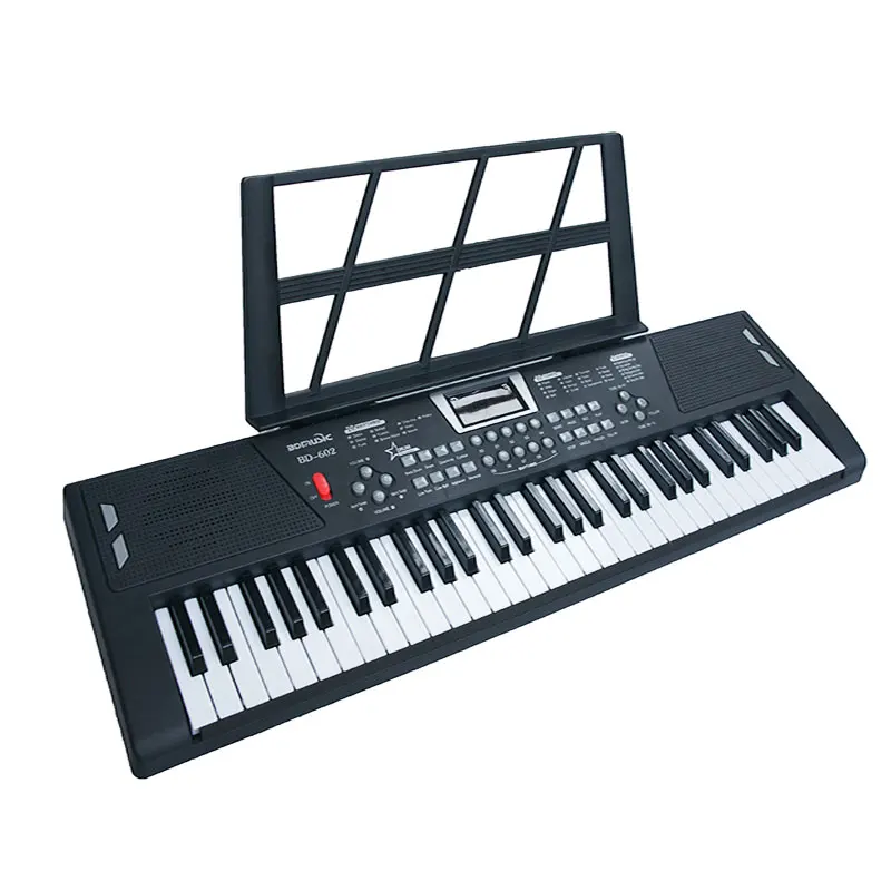 Midi Digital 61 Keys Electronic Organ Musical Keyboard Educational Instrument Piano For Supplier
