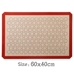 Silicone Nonstick Baking Mat - Versatile Kitchen Tool for Dough, Cookies, and Cakes (60x40cm)