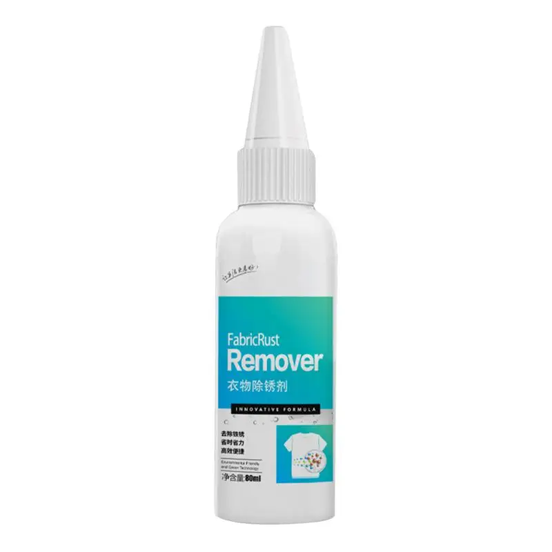 Rust Remover For Clothes 80ml Garment Stubborn Stain Cleaner Quick And Easy Dirt Removal Clothing Cleansing Agent For Copper