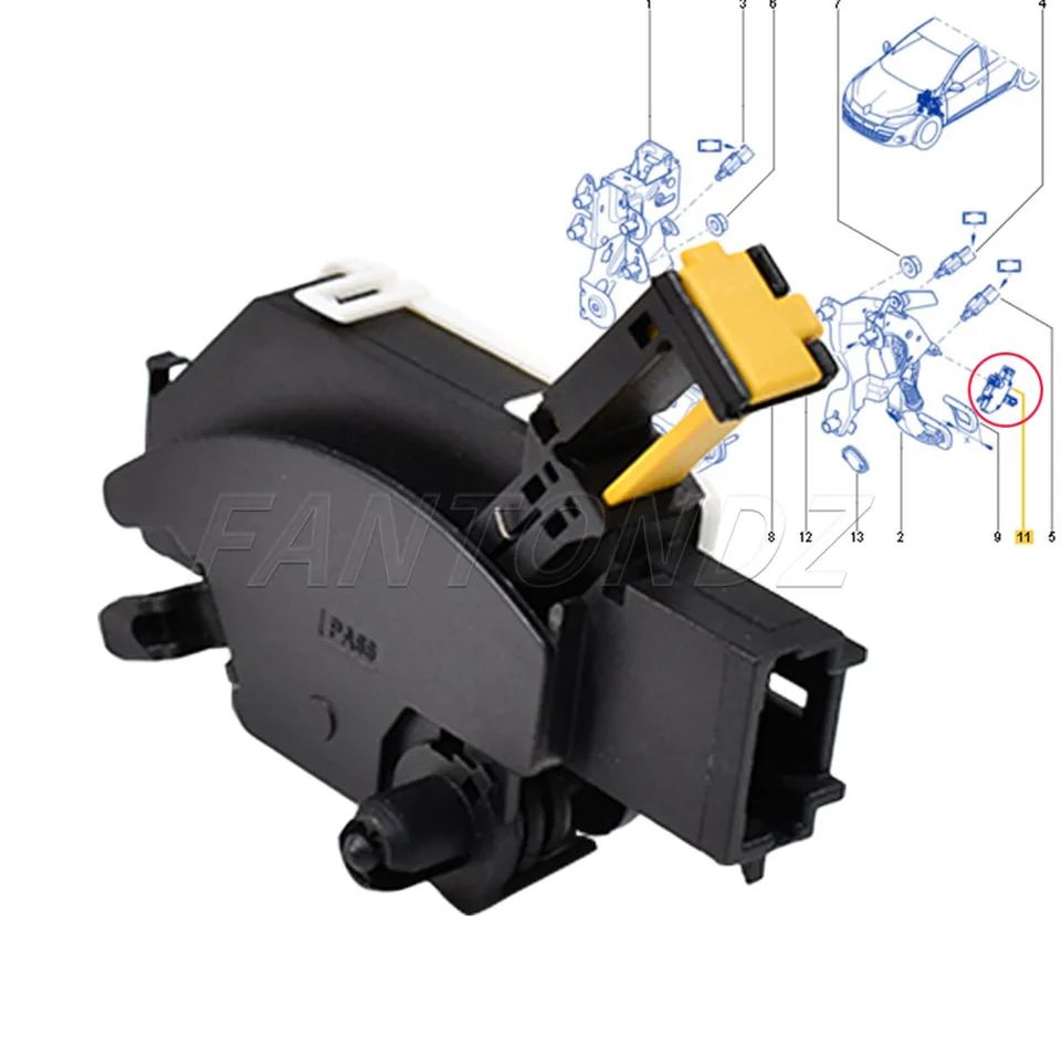 Capteur De Pédale D'embrayage Renault OE 8200666173 - Compatible Laguna III, S - Stock UK - Neuf