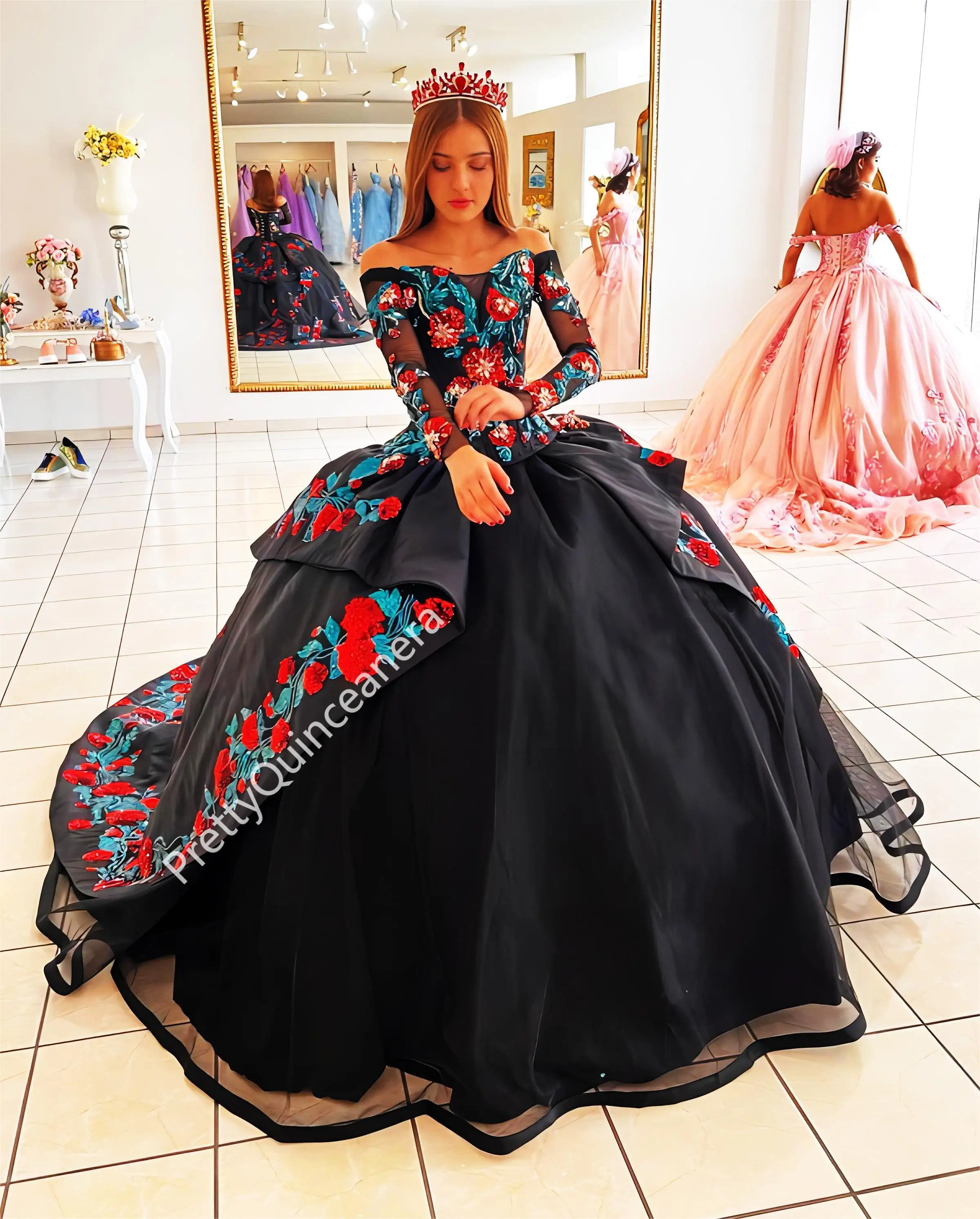black cocktail dress plus size Ever-Pretty Satin Midi with Pockets 1960's Size:S / 15