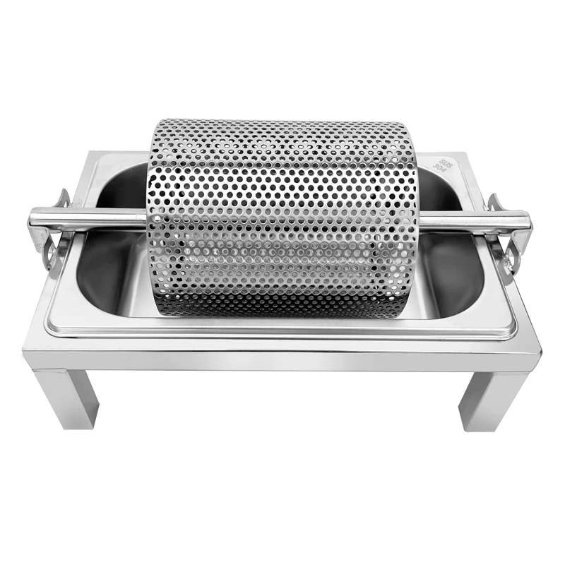 17Lstainlesssteelbutterrollerwithsupportbracketforhamburgerrollertoolhousehold