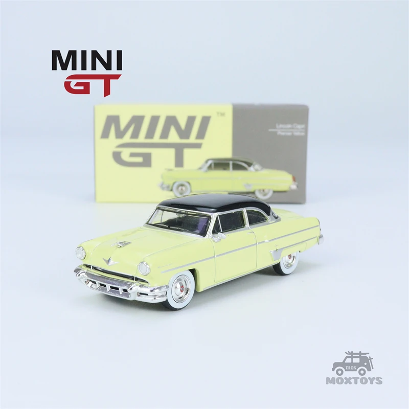 

MINI GT 1:64 Lincoln Capri 1954 Premier Yellow LHD Diecast Model Car