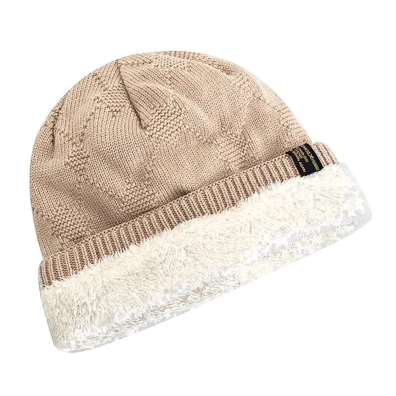 New Style Fashion Unisex Winter Hat Warm Wool Cap Stylish Soft Beanie Hat For Men Women Outdoor Thicken Ski Sports Knitted Hat