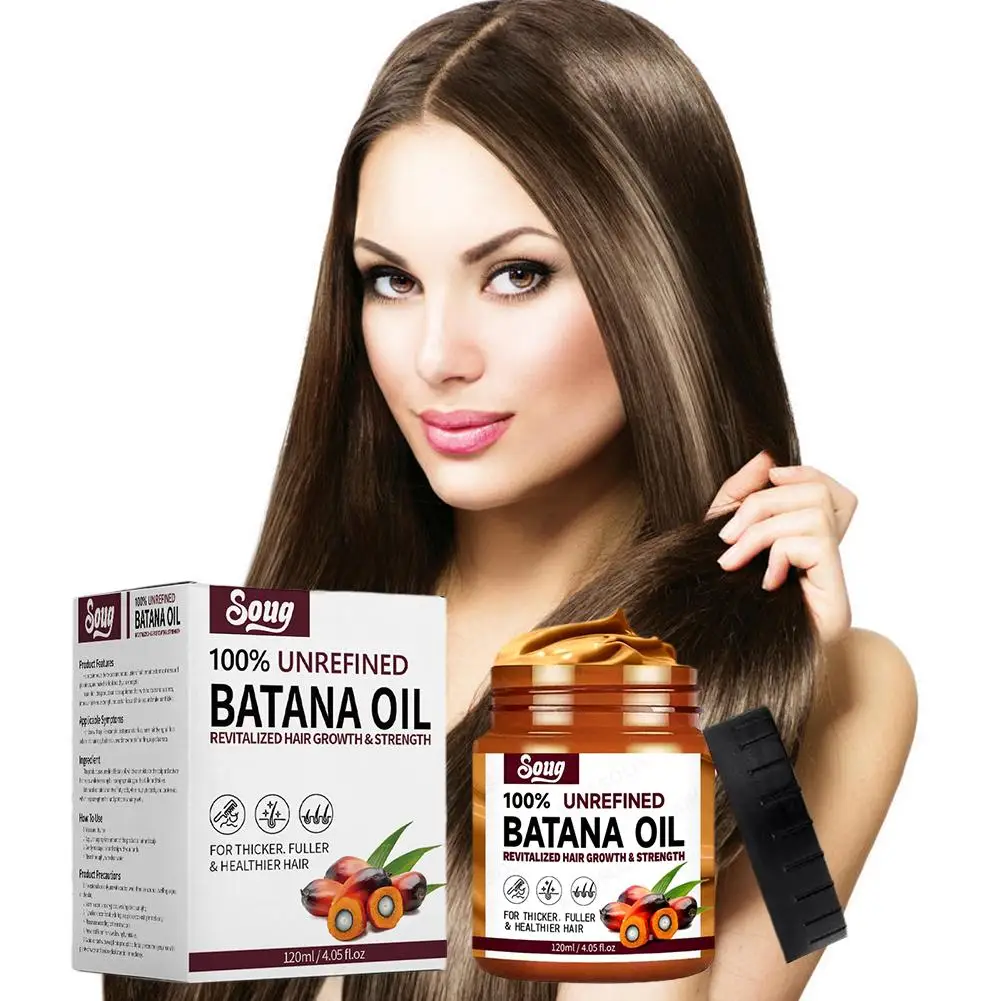 2PCS 120ml Batana Oil Hair Conditioner Oil Hair Treatment Mask Moisturize And Repair Root for hair Healthier Thicker