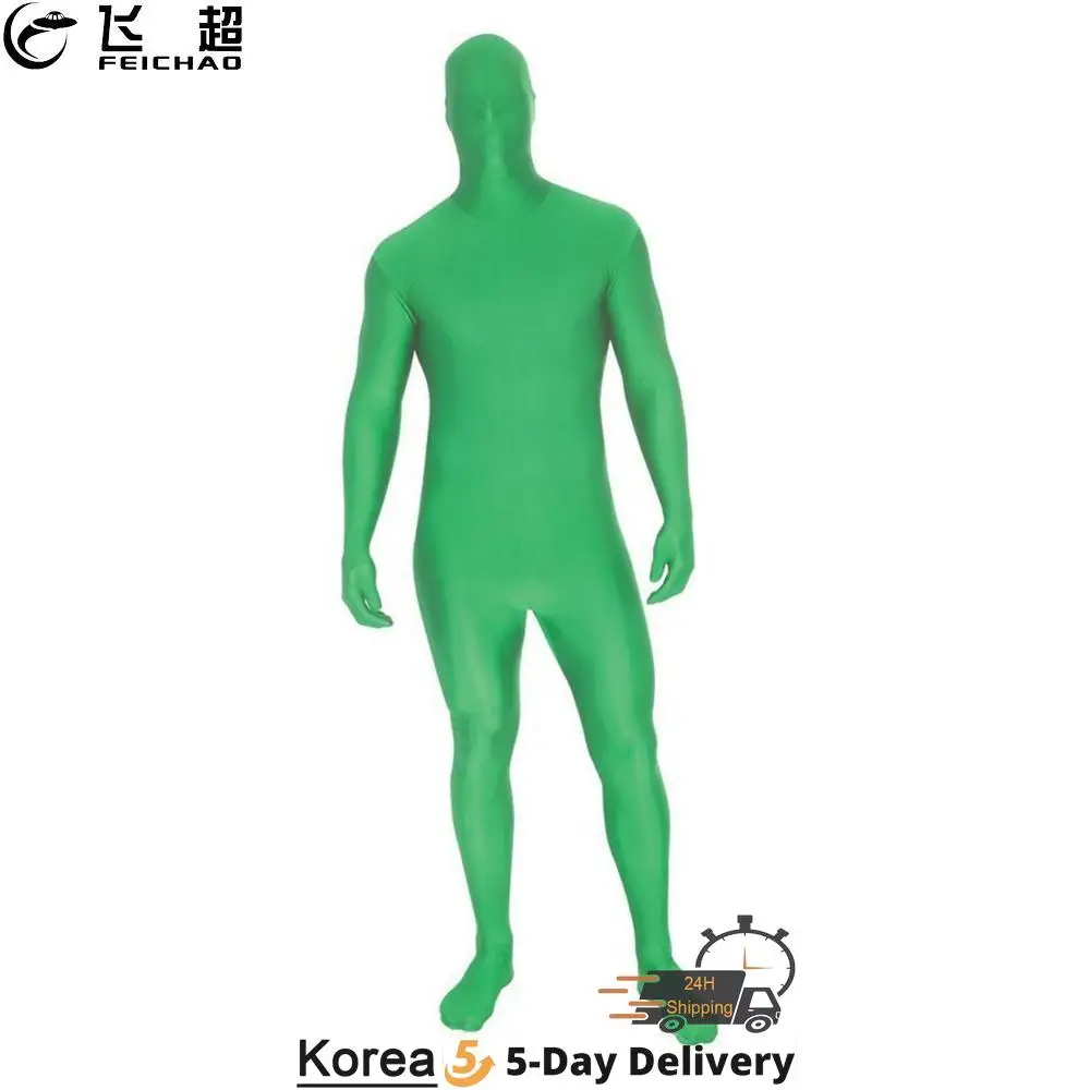 Skin Suit Photo Stretchy Body Green Screen Suit Video Chroma Key Tight