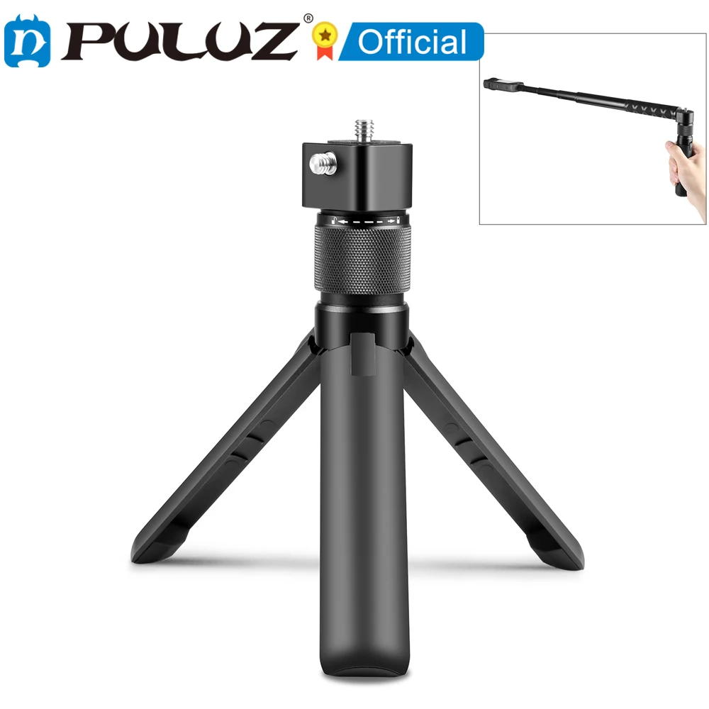 Puluz-punho Rotativo Tripé Suporte para Insta360 x3