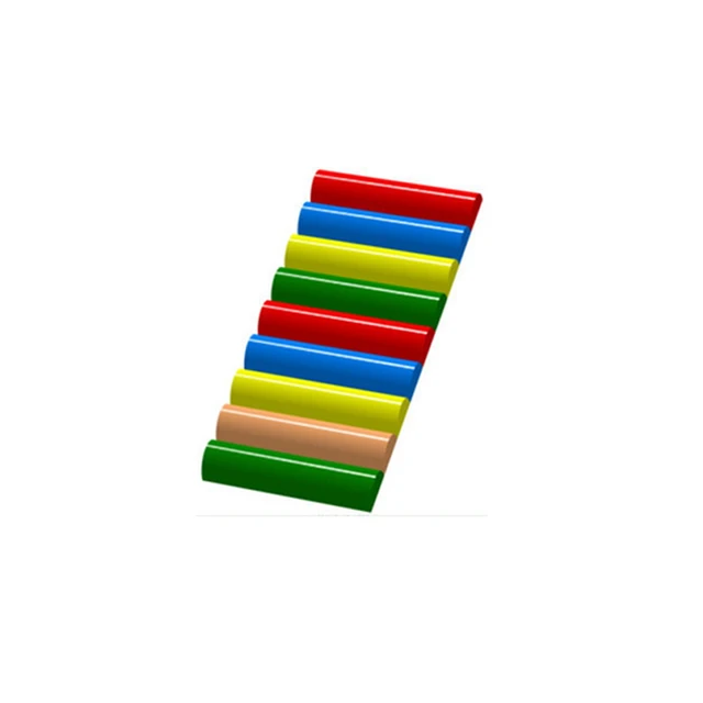 YLWCNN Kids Wooden Soft Rainbow Ladder Indoor Playground Accessories For  Kids,Customized Color Soft Climbing Ladding