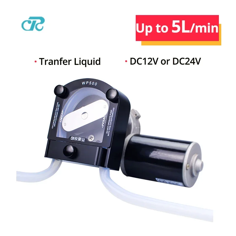 Peristaltic Pump Max 5L/min Dosing Pump DC12V 24V Motor Water for Milk Vending Machine Liquid Transfer Water OEM210
