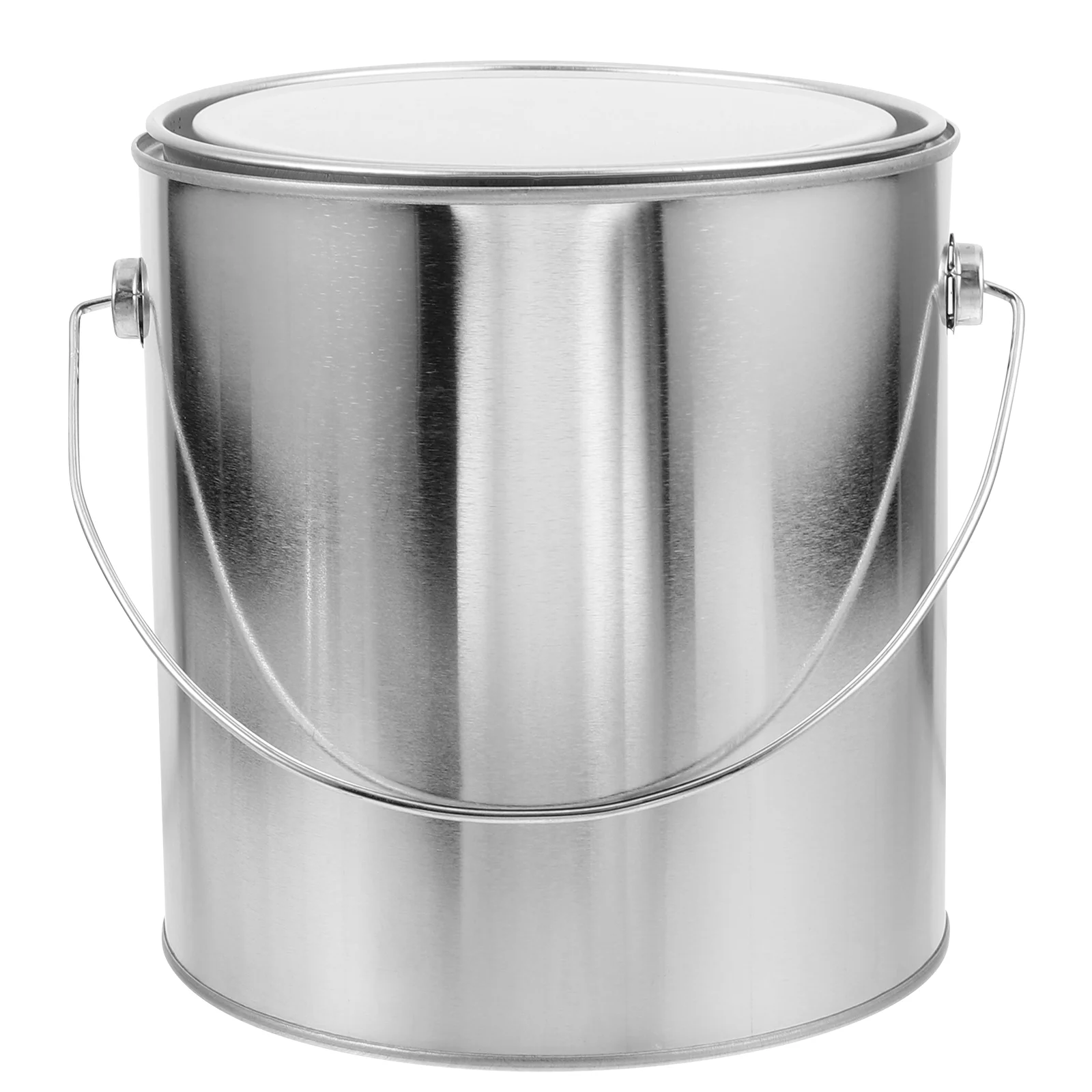 Drum Paint Cans Bucket Buckets for Painting Portable Container Metal Storage Empty