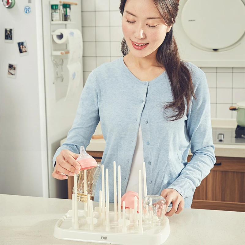 Simple Bottle Holder, Baby Bottle Drying Rack, Cup Draining Filter Drying Rack, Removable Combination of Easy To Clean Storage