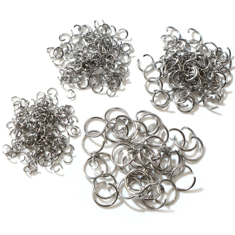 

Open Jump Rings 200pcs/lot 3 4 5 6 7 8 10 mm Open JumpRings for DIY Jewelry Making Necklace Bracelet Findings Connector Supplies