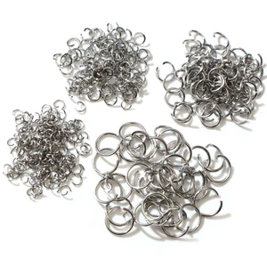 Open Jump Rings 200pcs/lot 3 4 5 6 7 8 10 mm Open JumpRings for DIY Jewelry Making Necklace Bracelet Findings Connector Supplies