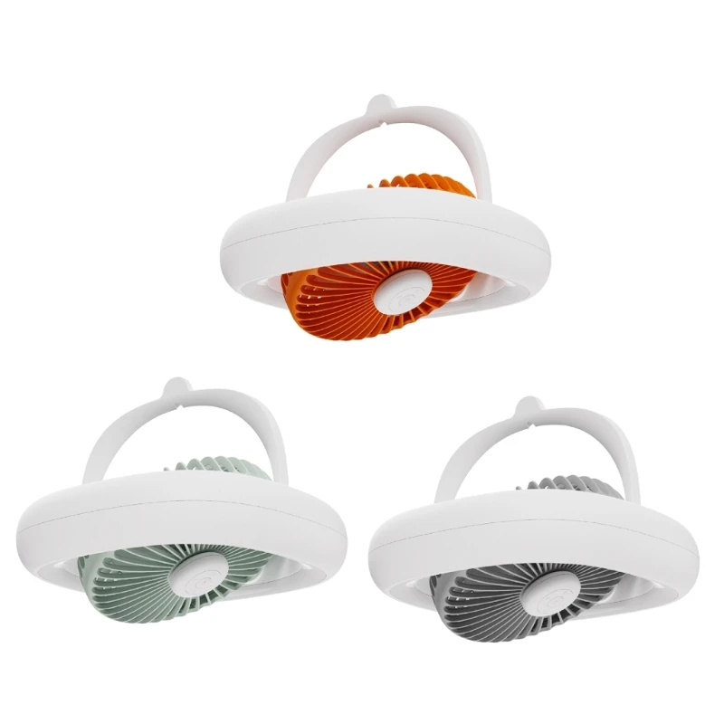 

4000mAh Remote Control Hanging Fan Ceiling Fan with LED Lamp for Desk Bed Dorm