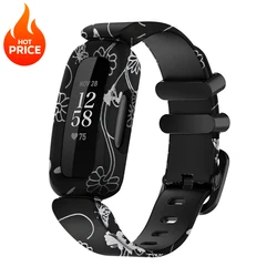 Soft Silicone Replacement Wristband for Kids - New Strap for Fitness Tracker Watches (B - flower)