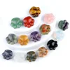 30mm Natural Stone Carved Cat Paw Shape Cute Handcarved Craft Ornament Bear Paw Healing Crystals Gemstone for Home Office Decor 3