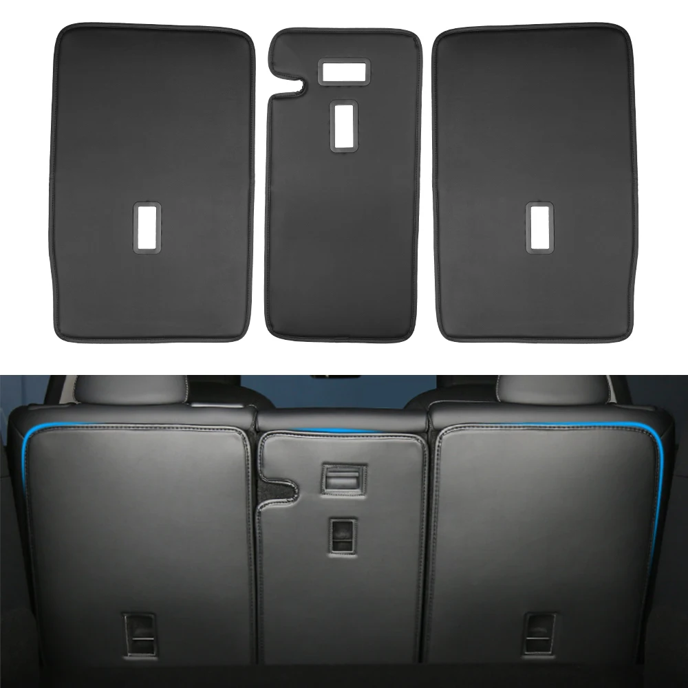 ForTeslaModel3YRearSeatBackProtectorTrunkAntiKickCushion