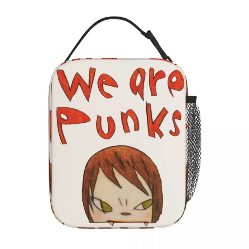 

Yoshitomo Nara We Are Punking Painting Insulated Lunch Bag Storage Food Box Portable Cooler Thermal Lunch Box School